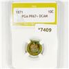 Image 1 : 1871 Seated Liberty Dime PGA-PR67+ DCAM