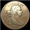 Image 1 : 1806 Draped Bust Half Cent NICELY CIRCULATED