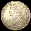 1830 Lrg 0 Capped Bust Half Dollar NEARLY