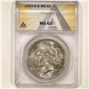 1922-D Silver Peace Dollar ANACS-MS62