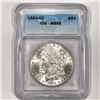 1884-CC Morgan Silver Dollar ICG-MS65