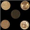 Image 2 : (5) Wheat Cents UNCIRCULATED