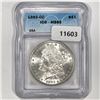 1883-CC GSA Morgan Silver Dollar ICG-MS65