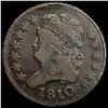 1810 Braided Hair Half Cent NICELY CIRCULATED