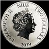 2019 Niue 1oz Silver $2 GEM PROOF