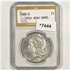 Image 1 : 1880-O Morgan Silver Dollar PGA-MS61 DMPL
