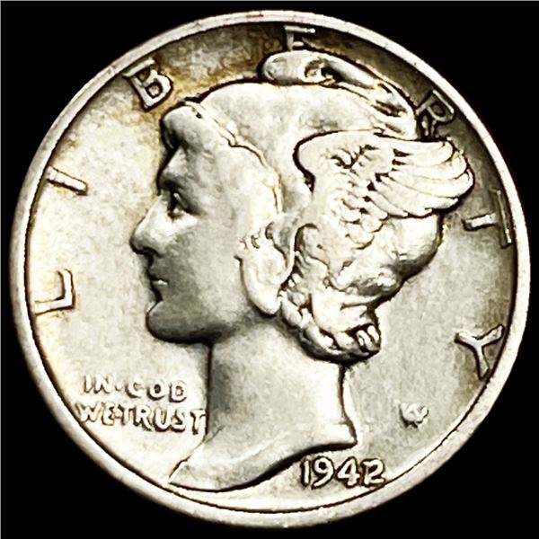 1942/1 Mercury Dime ABOUT UNCIRCULATED