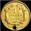 Image 2 : 1854 Rare Gold Dollar CLOSELY UNCIRCULATED