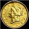Image 1 : 1853 Rare Gold Dollar LIGHTLY CIRCULATED