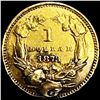 Image 2 : 1873 Rare Gold Dollar UNCIRCULATED