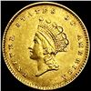 1854 Ty 2 Rare Gold Dollar UNCIRCULATED