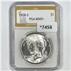 1928-S Silver Peace Dollar PGA-MS65+