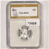 1901 Barber Dime PGA-MS64