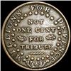 Image 2 : 1841 Millons Hard Times Token LIGHTLY CIRCULATED