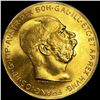 1915 Austria Gold 100 Corona UNCIRCULATED