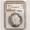 Image 1 : 1879-O Morgan Silver Dollar PGA-MS63 PL