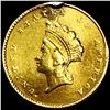 Image 1 : 1855 Rare Gold Dollar NICELY CIRCULATED