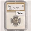 Image 1 : 1882 Shield Nickel PGA-PR64