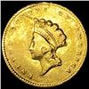 Image 1 : 1854 Rare Gold Dollar NICELY CIRCULATED