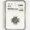 Image 1 : 1957 Roosevelt Dime NGC-MS66