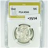 Image 1 : 1942 Walking Liberty Half Dollar PGA-MS66