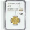 1904-P Australia 1 Sov Gold NGC-AU55
