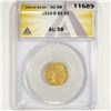 1914-D $2.50 Gold Quarter Eagle ANACS-AU58