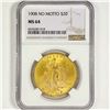 Image 1 : 1908 $20 Gold Double Eagle NGC-MS64 No Motto