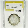 1826 Capped Bust Half Dollar PGA-MS63