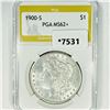 1900-S Morgan Silver Dollar PGA-MS62+