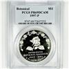 1997-P Silver Dollar Botanic Garden PCGS-PR69