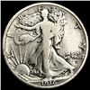 1916-D Walking Liberty Half Dollar LIGHTLY