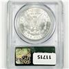 Image 2 : 1891-S CAC Morgan Silver Dollar PCGS-MS64