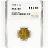 Image 1 : 1918-D Wheat Cent NGC-MS63 RB