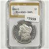 Image 1 : 1884-O Morgan Silver Dollar PGA-MS65+ DMPL