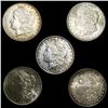 Image 1 : (5) Misc Morgan Dollars UNCIRCULATED