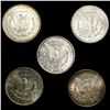 Image 2 : (5) Misc Morgan Dollars UNCIRCULATED