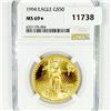 Image 1 : 1994 $50 1oz American Gold Eagle NGC-MS69*