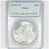 Image 1 : 1904-O Morgan Silver Dollar PCGS-MS64