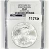 Image 1 : 2010 Silver Eagle NGC-MS69
