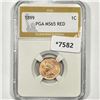 Image 1 : 1899 Indian Head Cent PGA-MS65 RED