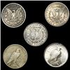 Image 2 : (5) Misc Silver Dollars