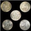 Image 2 : (5) Misc Morgan Silver Dollars UNCIRCULATED