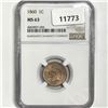 Image 1 : 1860 Indian Head Cent NGC-MS63