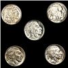 Image 1 : (5) Misc Buffalo Nickels UNCIRCULATED