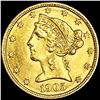 Image 1 : 1905 $5 Gold Half Eagle UNCIRCULATED