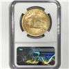 Image 2 : 1908 $20 Gold Double Eagle NGC-MS64 No Motto