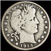 Image 1 : 1914 Barber Half Dollar NICELY CIRCULATED