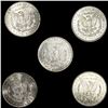 Image 2 : (5) Misc Morgan Silver Dollars UNCIRCULATED