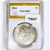 Image 1 : 1904 Morgan Silver Dollar PGA-MS65